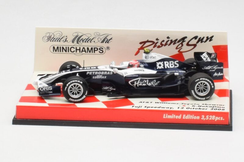 Williams FW30 K. Nakajima F1 Showcar Version 2 2008 Minichamps 1:43 403080178 Metall