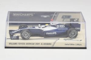 Williams FW31 N. Rosberg F1 Showcar 2009 Minichamps 1:43 400090086 Metall — bild 4 av 4