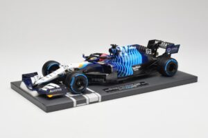 Williams FW43B Mercedes #63 G. Russell Belgian GP 2021 Minichamps 1:18 117211363 Resin — bild 2 av 7