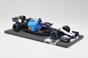 Williams FW43B Mercedes #63 G. Russell Belgian GP 2021 Minichamps 1:18 117211363 Resin — bild 4 av 7