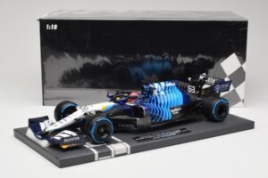Williams FW43B Mercedes #63 G. Russell Belgian GP 2021 Minichamps 1:18 117211363 Resin — bild 7 av 7