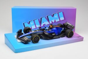 Williams FW44 #23 A. Albon Miami GP 2022 Minichamps 1:18 147220523 Metall — bild 7 av 7