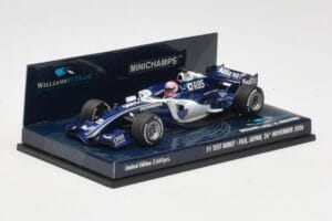 Williams FW28 Toyota K. Nakajima F1 Test Debut 2006 Minichamps 1:43 400060135 Metall — bild 2 av 6