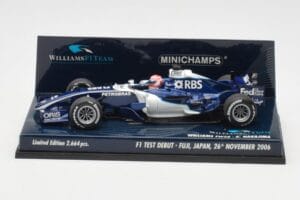 Williams FW28 Toyota K. Nakajima F1 Test Debut 2006 Minichamps 1:43 400060135 Metall — bild 3 av 6