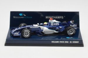 Williams FW28 Toyota #7 M. Webber F1 2006 Minichamps 1:43 400060009 Metall
