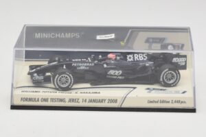 Williams Toyota FW29B K. Nakajima Jerez Test 14 Januari 2008 Minichamps 1:43 400080108 Metall — bild 5 av 5