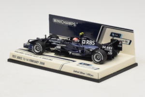 Williams FW30 Toyota #8 K. Nakajima Test Jerez Feb 2008 Minichamps 1:43 400080208 Metall — bild 3 av 5