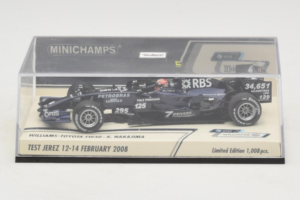 Williams FW30 Toyota #8 K. Nakajima Test Jerez Feb 2008 Minichamps 1:43 400080208 Metall — bild 4 av 5