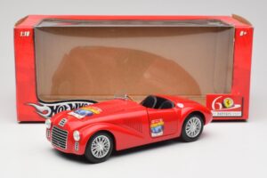 Ferrari 166 MM Barchetta Röd Hot Wheels 1:18 B6054 Metall — bild 8 av 8
