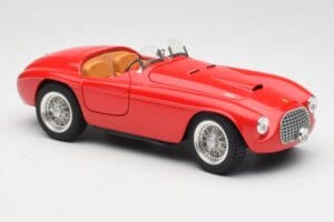 Ferrari 166 MM Röd Hot Wheels 1:18 L2989 Metall — bild 6 av 8