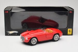 Ferrari 166 MM Röd Hot Wheels 1:18 L2989 Metall — bild 8 av 8
