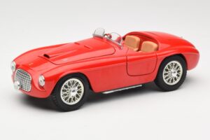 Ferrari 166 MM Barchetta Röd Hot Wheels 1:18 B6054-1 Metall