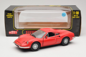 Ferrari Dino 246 GT Röd Anson 1:18 303597 Metall — bild 8 av 8