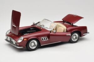Ferrari 250 GT California Spider LWB Mörkröd Hot Wheels 1:18 25727 Metall — bild 2 av 8