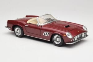 Ferrari 250 GT California Spider LWB Mörkröd Hot Wheels 1:18 25727 Metall — bild 6 av 8