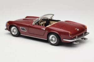 Ferrari 250 GT California Spider LWB Mörkröd Hot Wheels 1:18 25727 Metall — bild 7 av 8