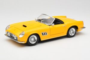 Ferrari 250 GT California Spider Gul Hot Wheels 1:18 23905 Metall