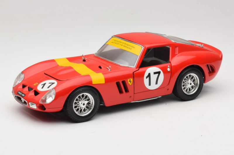 Ferrari 250 GTO #17 Bburago Sammlerborse Röd Bburago 1:18 3007-P1 Metall