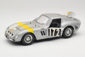 Ferrari 250 GTO #172 L. Bianchi / G. Berger Tour de France 1962 Silver Begränsad Upplaga Bburago 1:18 3011-S1 Metall — bild 2 av 8