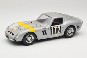 Ferrari 250 GTO #172 L. Bianchi / G. Berger Tour de France 1962 Silver Begränsad Upplaga Bburago 1:18 3011-S1 Metall