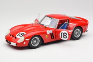Ferrari 250 GTO #18 P. Rodriguez Daytona Continental 3 Hours Winner 1963 Kyosho 1:18 08438F Metall — bild 2 av 8