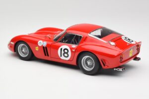 Ferrari 250 GTO #18 P. Rodriguez Daytona Continental 3 Hours Winner 1963 Kyosho 1:18 08438F Metall — bild 7 av 8
