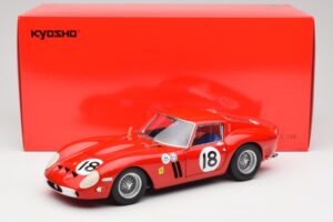 Ferrari 250 GTO #18 P. Rodriguez Daytona Continental 3 Hours Winner 1963 Kyosho 1:18 08438F Metall — bild 8 av 8