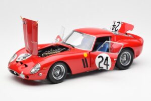 Ferrari 250 GTO #24 J. Blaton / G. Langlois 2nd 24 Hours of Le Mans 1963 Kyosho 1:18 08432C Metall — bild 2 av 8