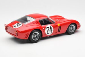 Ferrari 250 GTO #24 J. Blaton / G. Langlois 2nd 24 Hours of Le Mans 1963 Kyosho 1:18 08432C Metall — bild 3 av 8