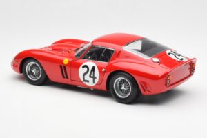 Ferrari 250 GTO #24 J. Blaton / G. Langlois 2nd 24 Hours of Le Mans 1963 Kyosho 1:18 08432C Metall — bild 7 av 8