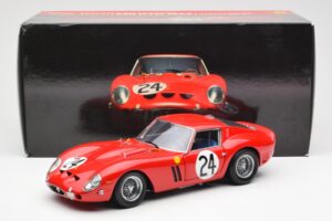 Ferrari 250 GTO #24 J. Blaton / G. Langlois 2nd 24 Hours of Le Mans 1963 Kyosho 1:18 08432C Metall — bild 8 av 8