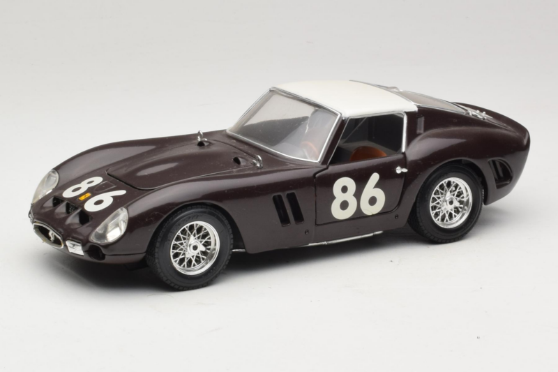 Ferrari 250 GTO #86 Svart Bburago 1:18 3011-B1 Metall