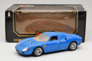 Ferrari 250 LM Blå Bburago 1:18 3033-B1 Metall — bild 8 av 8