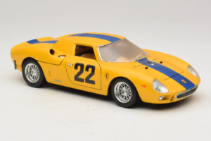 Ferrari 250 LM #22 Gul 1965 Bburago 1:18 3333-Y1 Metall — bild 6 av 8