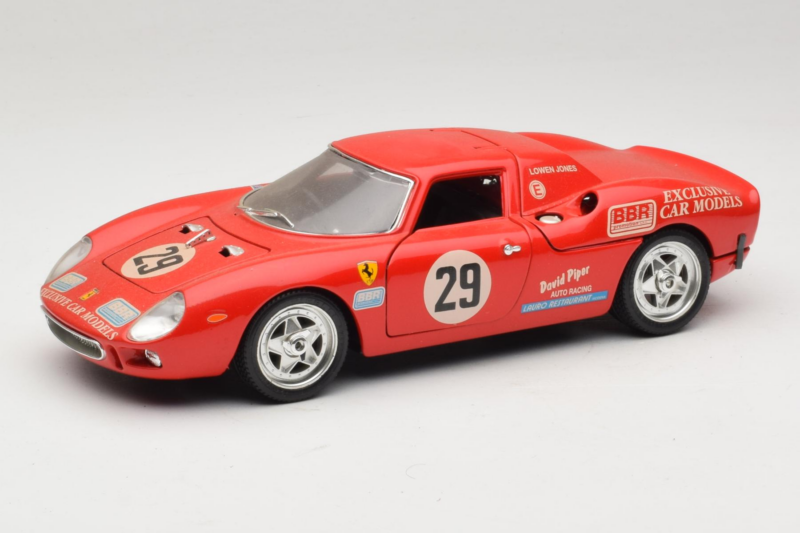Ferrari 250 LM #29 Owens / Jones Monza 1992 Begränsad Upplaga Bburago 1:18 3033-P3 Metall