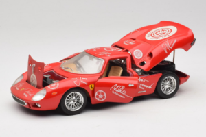 Ferrari 250 LM Röd Vit Essen Autographs Begränsad Upplaga Bburago 1:18 3033-P4 Metall — bild 2 av 8