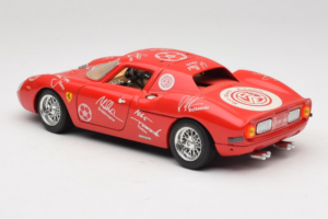 Ferrari 250 LM Röd Vit Essen Autographs Begränsad Upplaga Bburago 1:18 3033-P4 Metall — bild 7 av 8