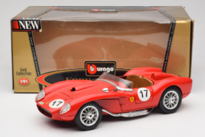 Ferrari 250 Testa Rossa #17 Röd 1957 Bburago 1:18 3007-R4 Metall — bild 8 av 8