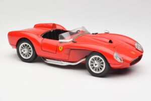 Ferrari 250 Testa Rossa Röd Bburago 1:18 3007 Metall — bild 6 av 8