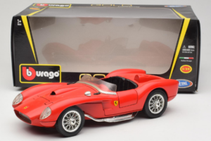 Ferrari 250 Testa Rossa Röd Replacement Box Bburago 1:18 3007-R2 Metall — bild 8 av 8
