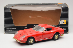 Ferrari 275 GTB/4 Röd ERTL 1:18 7493-P1 Metall — bild 8 av 8