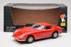Ferrari 275 GTB/4 Rosso Corsa ERTL 1:18 7483 Metall — bild 8 av 8