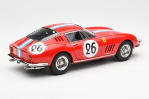 Ferrari 275 GTB Competizione #26 G. Biscaldi / A. de Bourbon Team Hugus 24 Hours of Le Mans 1966 CMC 1:18 M-199 Metall — bild 2 av 6