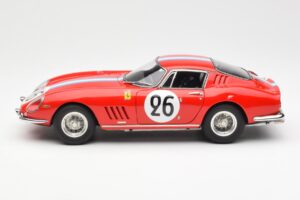 Ferrari 275 GTB Competizione #26 G. Biscaldi / A. de Bourbon Team Hugus 24 Hours of Le Mans 1966 CMC 1:18 M-199 Metall — bild 3 av 6