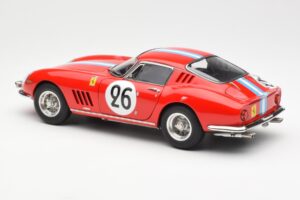 Ferrari 275 GTB Competizione #26 G. Biscaldi / A. de Bourbon Team Hugus 24 Hours of Le Mans 1966 CMC 1:18 M-199 Metall — bild 5 av 6