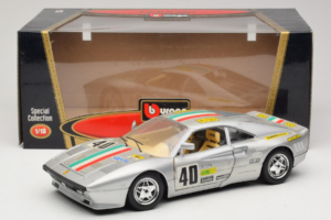 Ferrari 288 GTO #40 Silver 1984 Bburago 1:18 3027-S1 Metall — bild 8 av 8