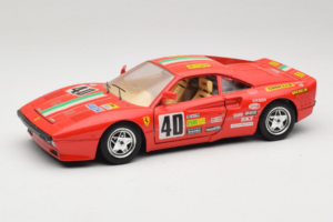 Ferrari 288 GTO Rally #40 Röd 1986 Bburago 1:18 3057-P1 Metall