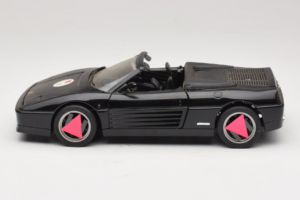 Ferrari 348 Spider Svart Mira 1:18 6181 Metall — bild 4 av 8