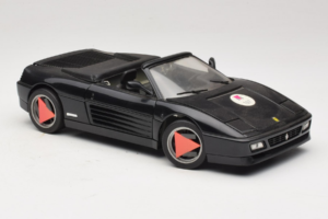 Ferrari 348 Spider Svart Mira 1:18 6181 Metall — bild 6 av 8