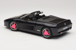 Ferrari 348 Spider Svart Mira 1:18 6181 Metall — bild 7 av 8